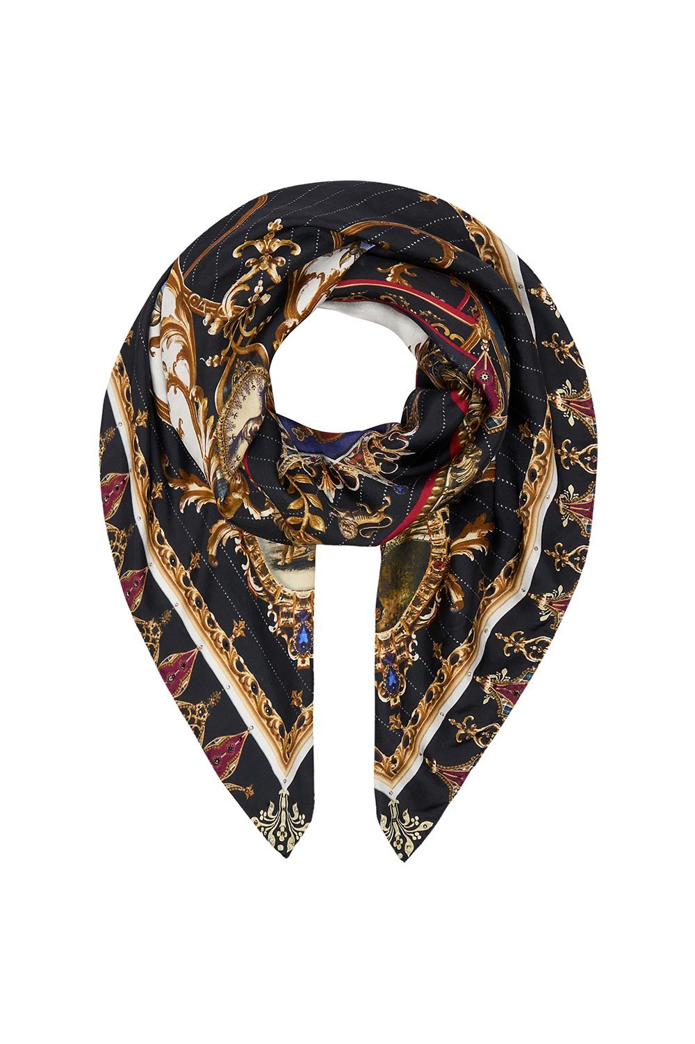 LARGE SQUARE SCARF DINING HALL DARLING