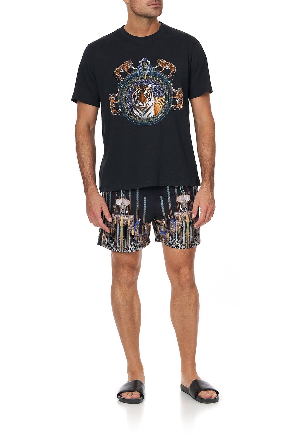 OVERSIZED RELAXED FIT T-SHIRT DRIPPING IN DECO