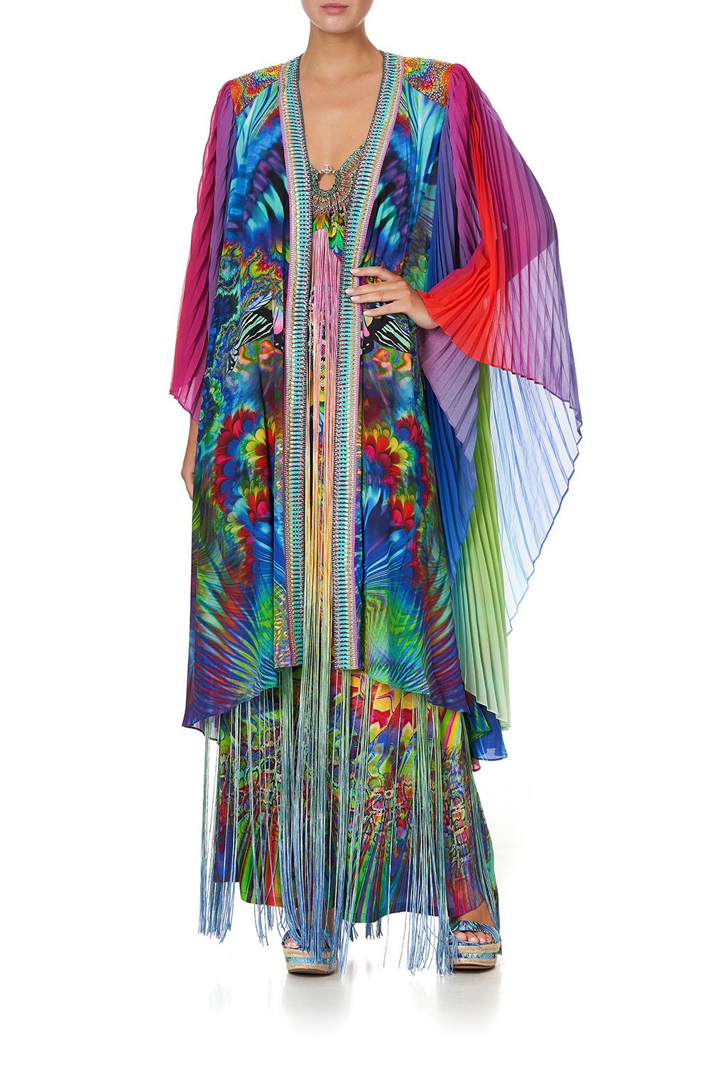 DRAMATIC PLEATED LAYER HYPED UP HIPPIE