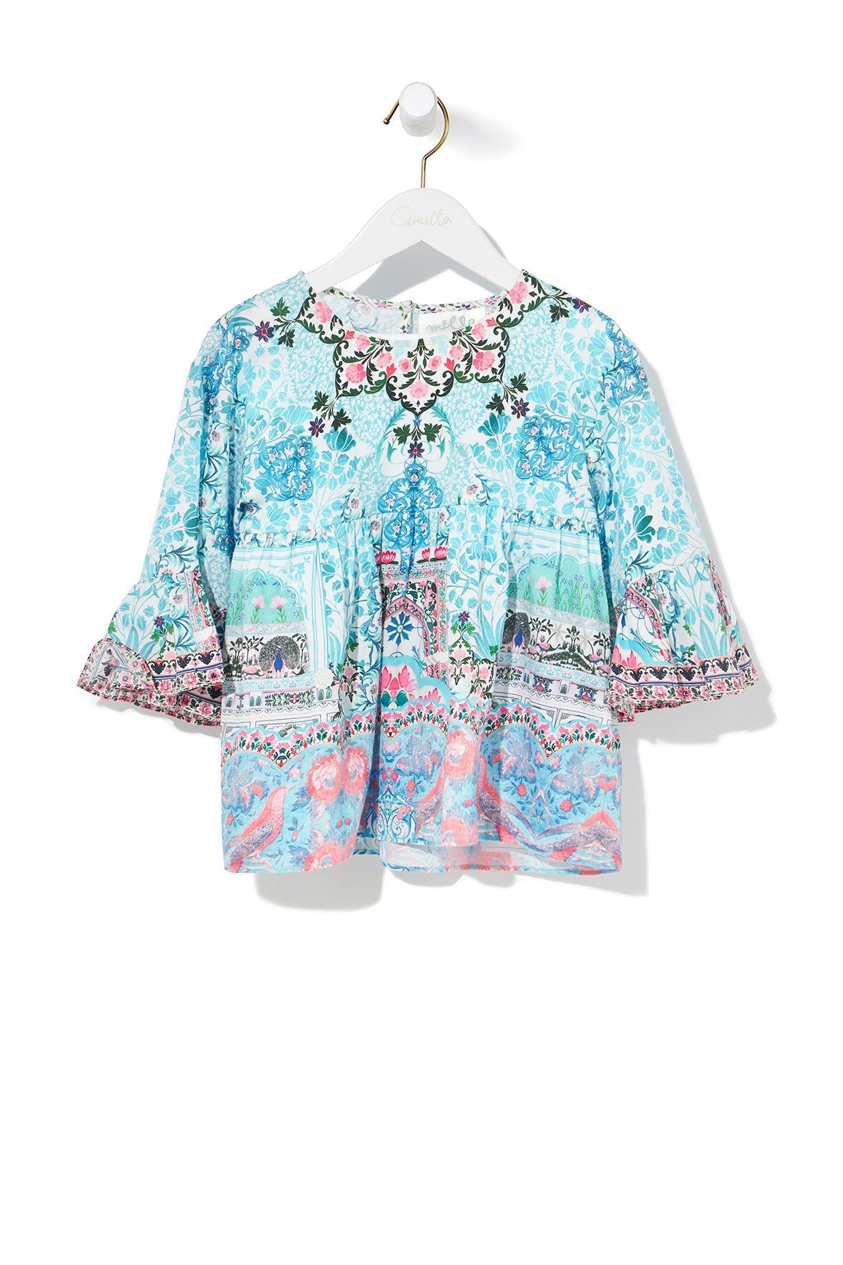 LOVERS RETREAT KIDS BELL SLEEVE TOP
