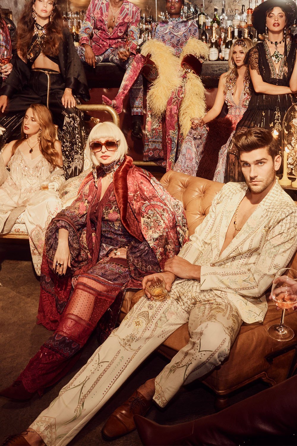 COAT WITH FUR TRIM AND BELT DEUGHTER'S DESTINY