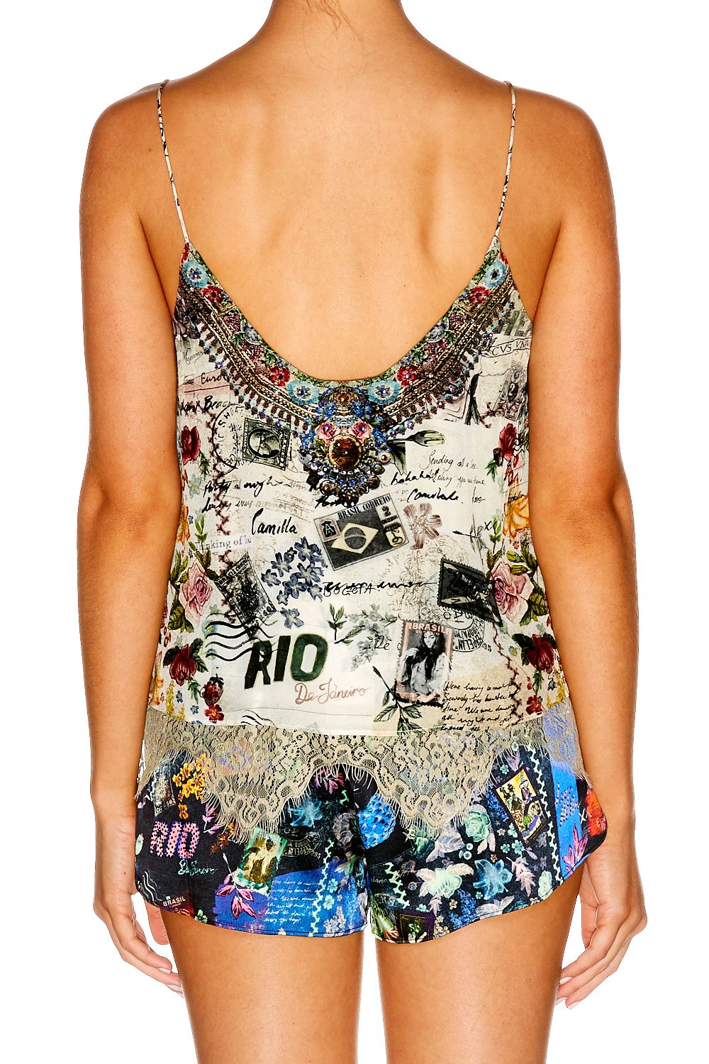 MEMORY LANE DOUBLE LAYER CAMI TOP