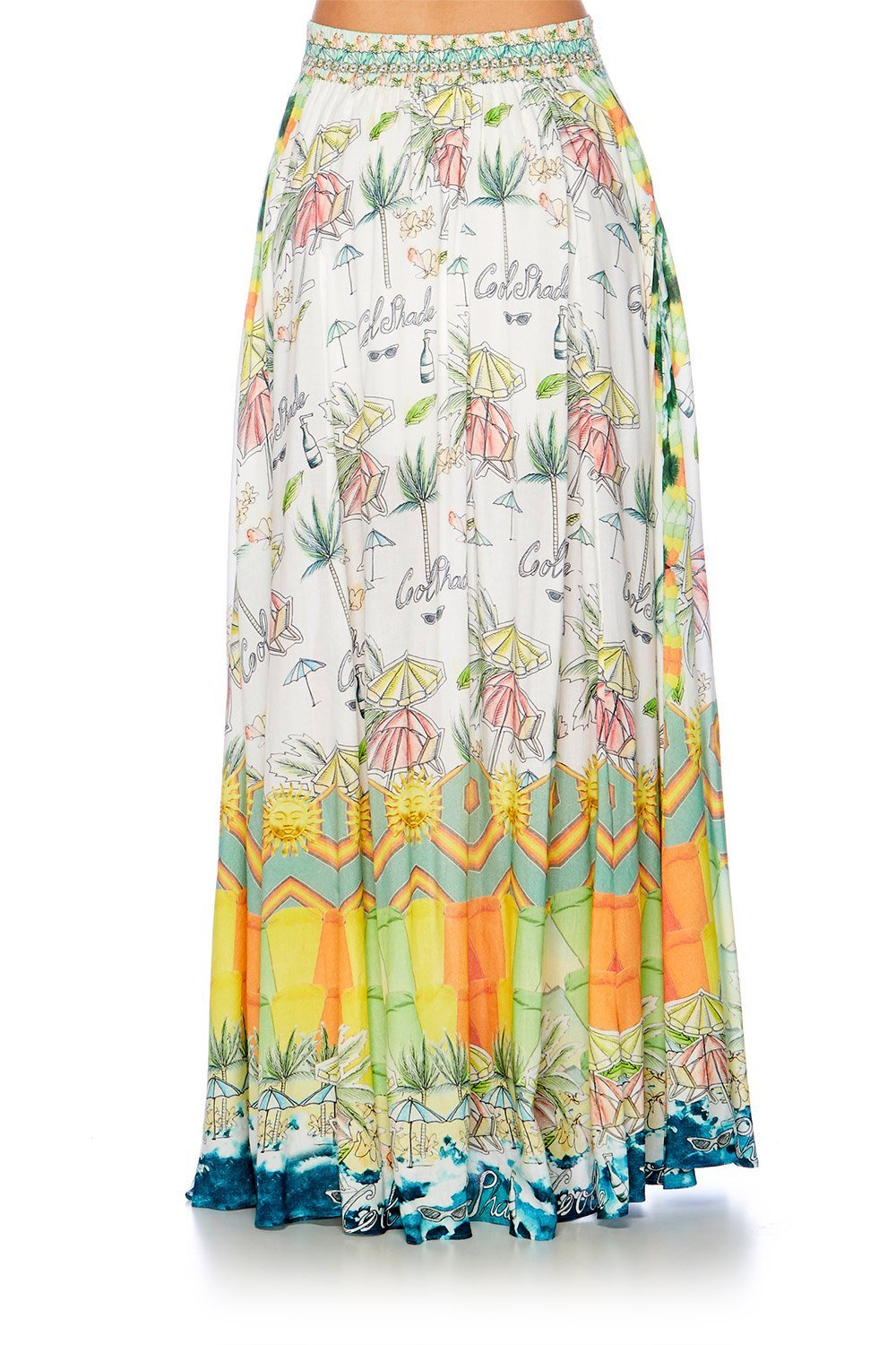 SUNDOWNERS HIGH WASITED FULL SKIRT