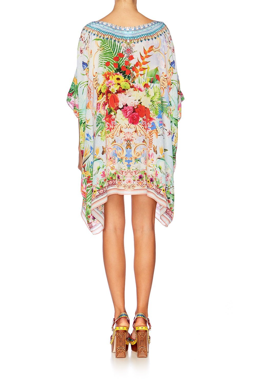 MIRANDAS DIARY SHORT ROUND NECK KAFTAN