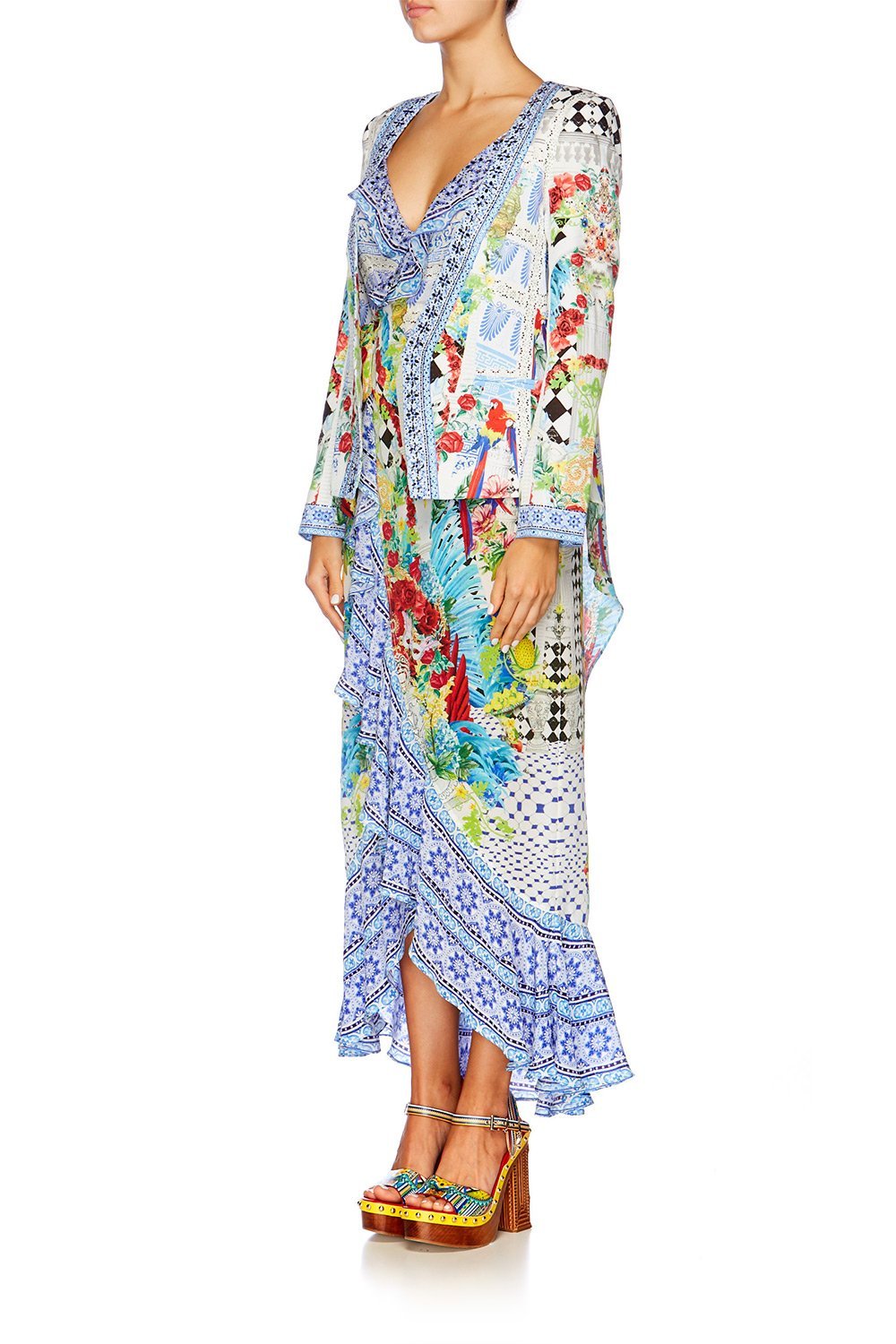 MASKING MADNESS JACKET WITH TIE BACK