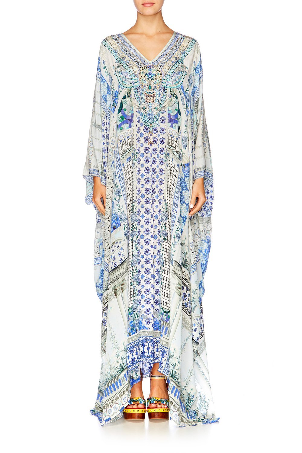 SALVADOR SUMMER SPLIT FRONT & SLEEVE KAFTAN
