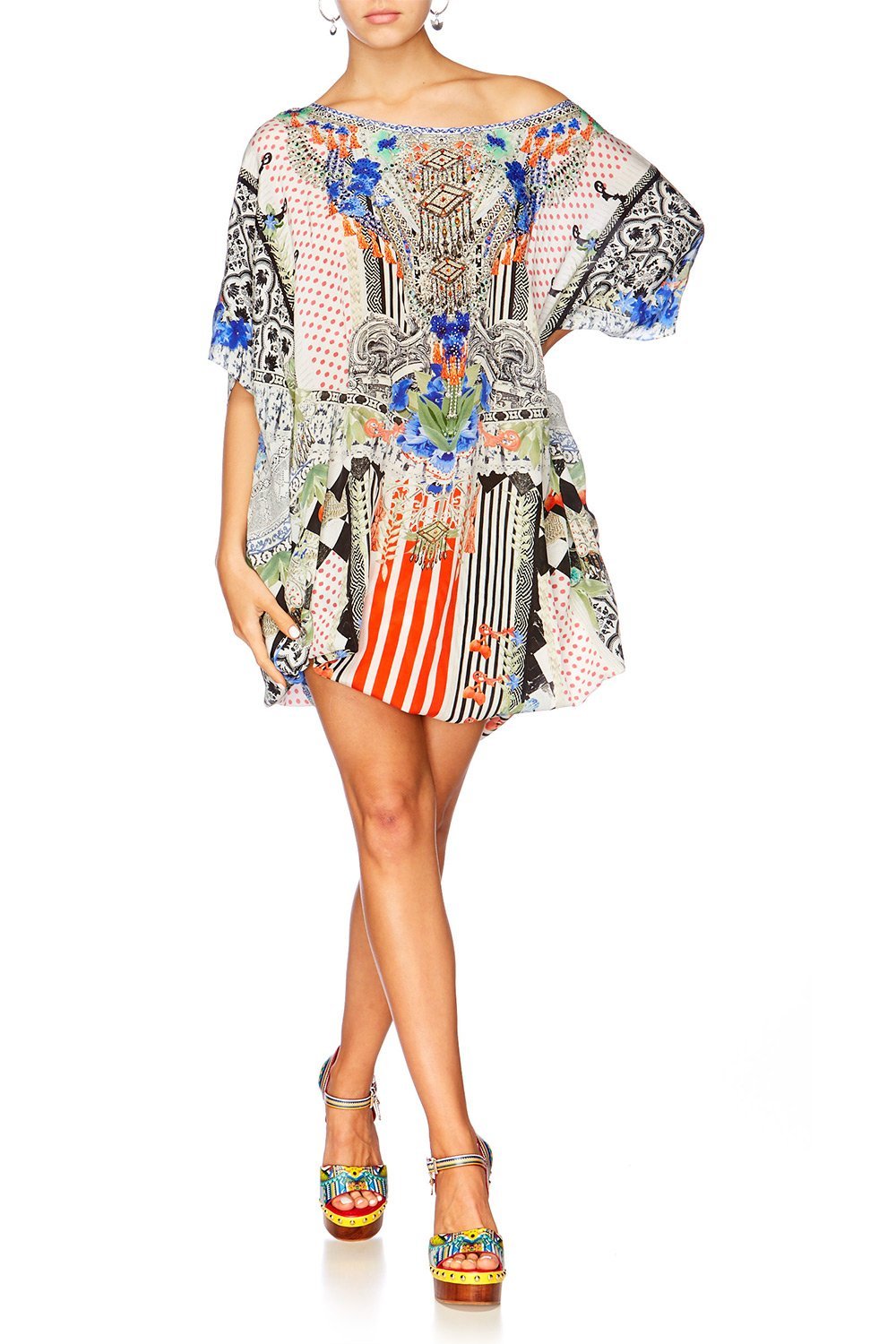 MEET ME HERE ROUND NECK KAFTAN