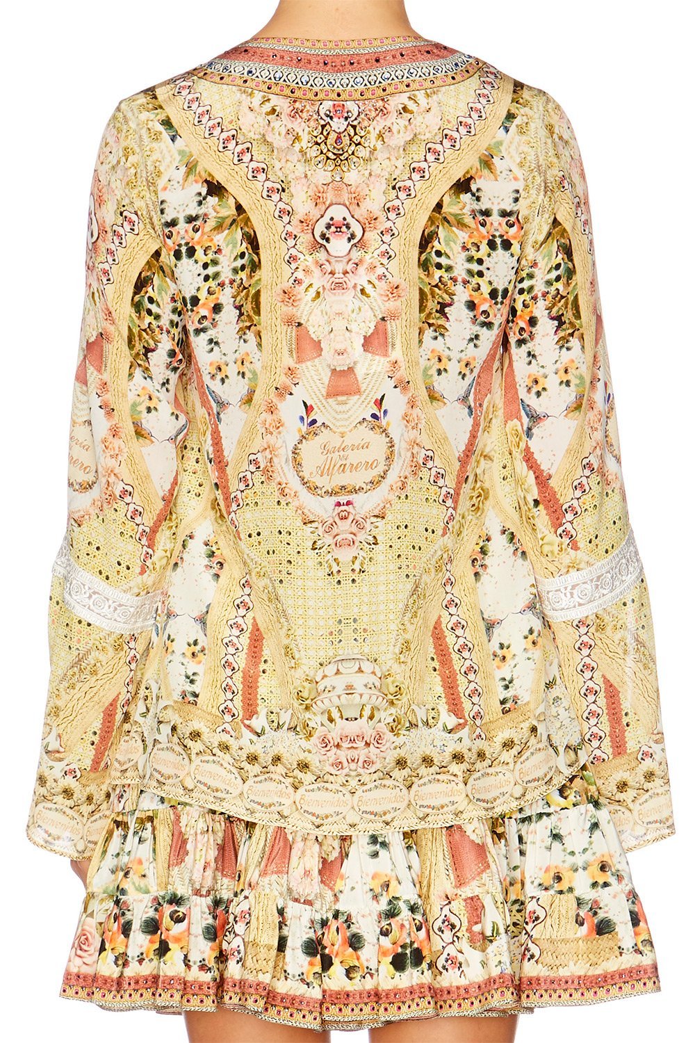 MY SUMMER LOVE TIE FRONT BLOUSE