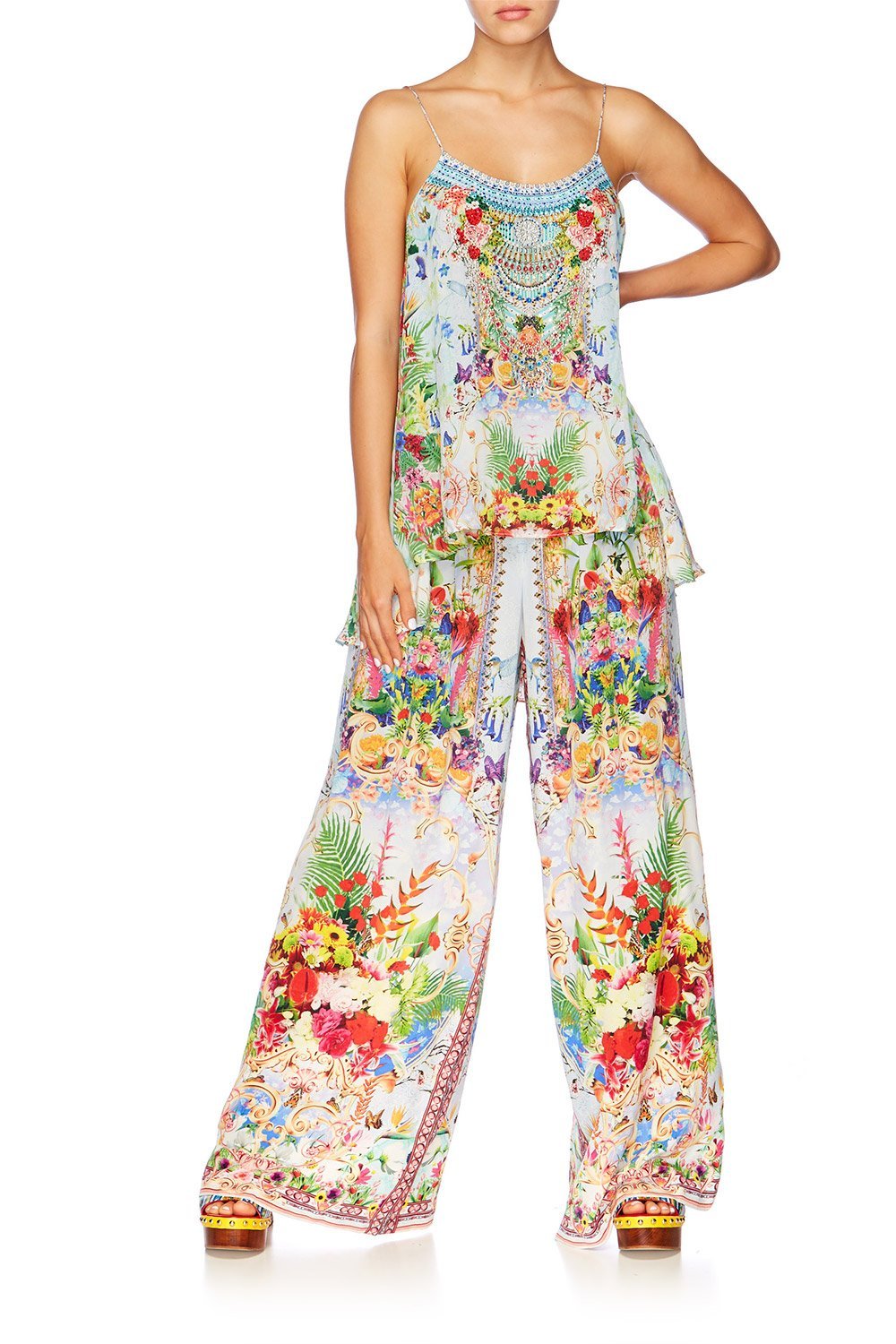 MIRANDAS DIARY PALAZZO ELASTIC WAIST TROUSER