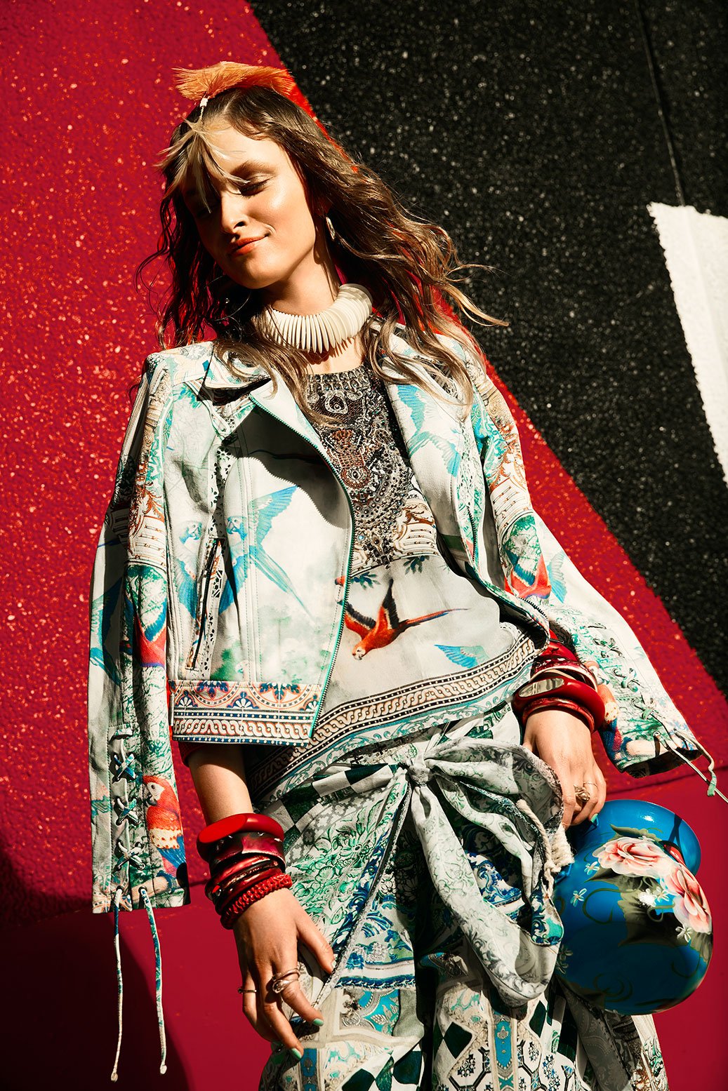 LOVERS DREAM BUTTON BACK TOP