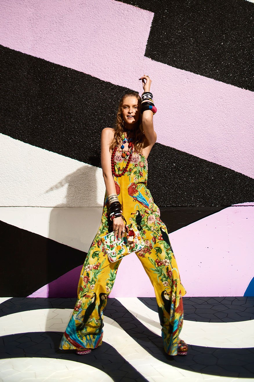 THERES NO PLACE LIKE RIO SMALL CANVAS CLUTCH