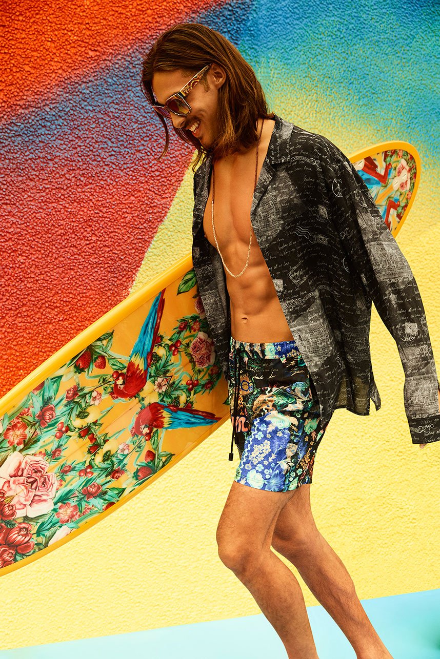 YOUVE GOT MAIL MENS ELASTIC WAIST BOARDSHORT