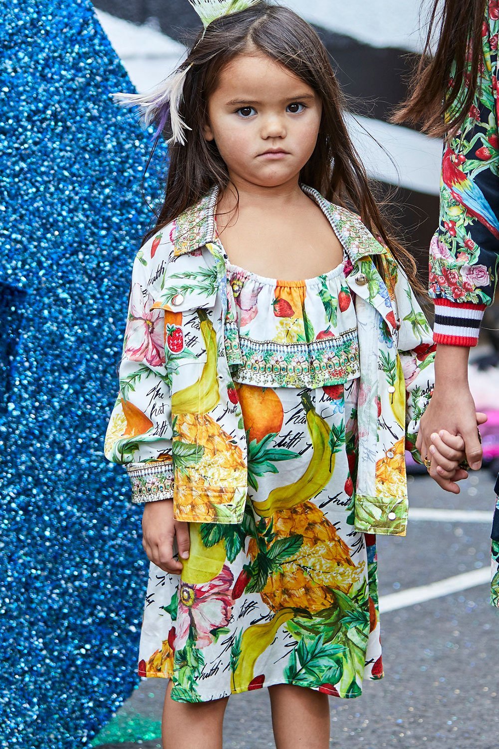 THERES NO PLACE LIKE RIO KIDS RUFFLE DRESS