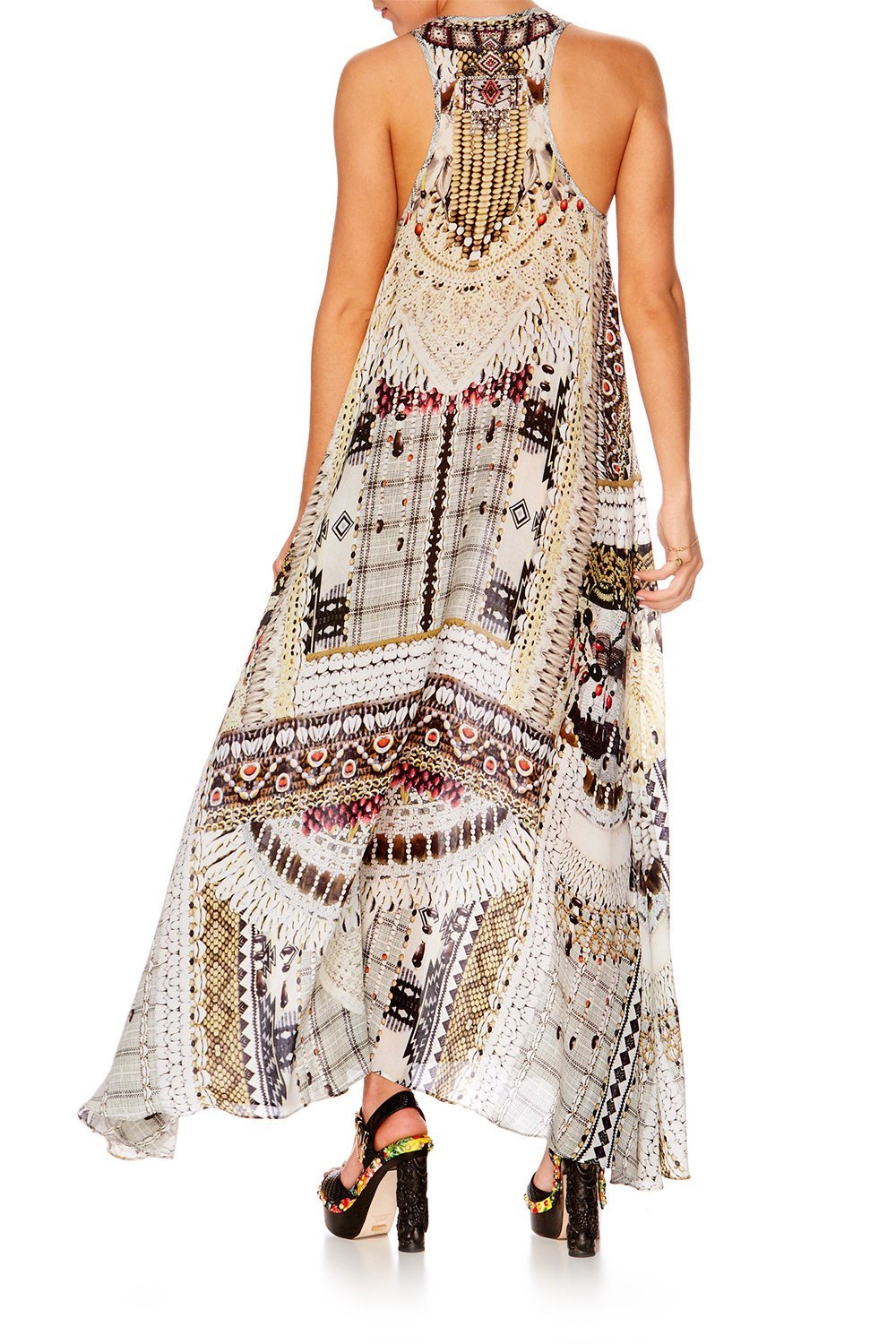 SPELL BOUND VNECK RACER BACK DRESS