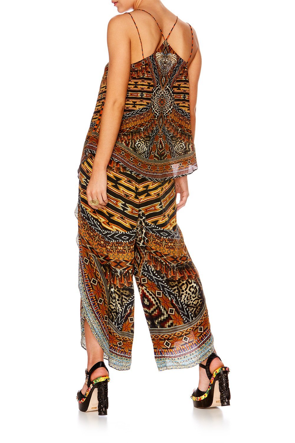 DAWN OF TIME U RING DOUBLE STRAP TOP