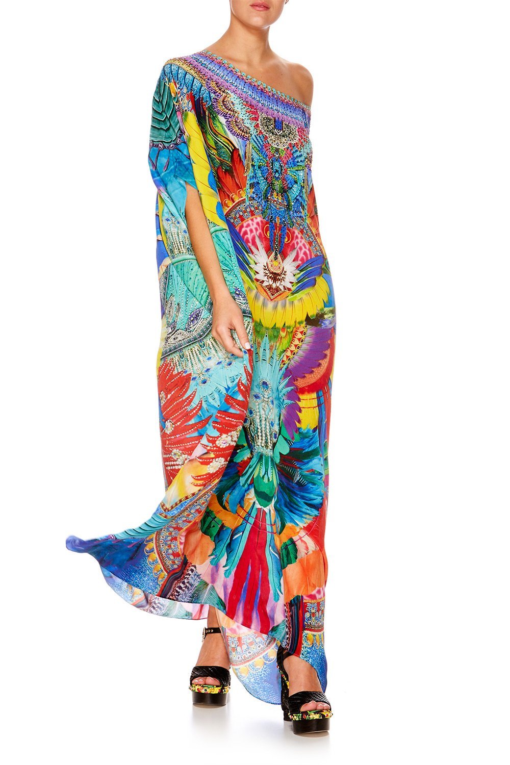 SHOW GIRL ROUND NECK KAFTAN