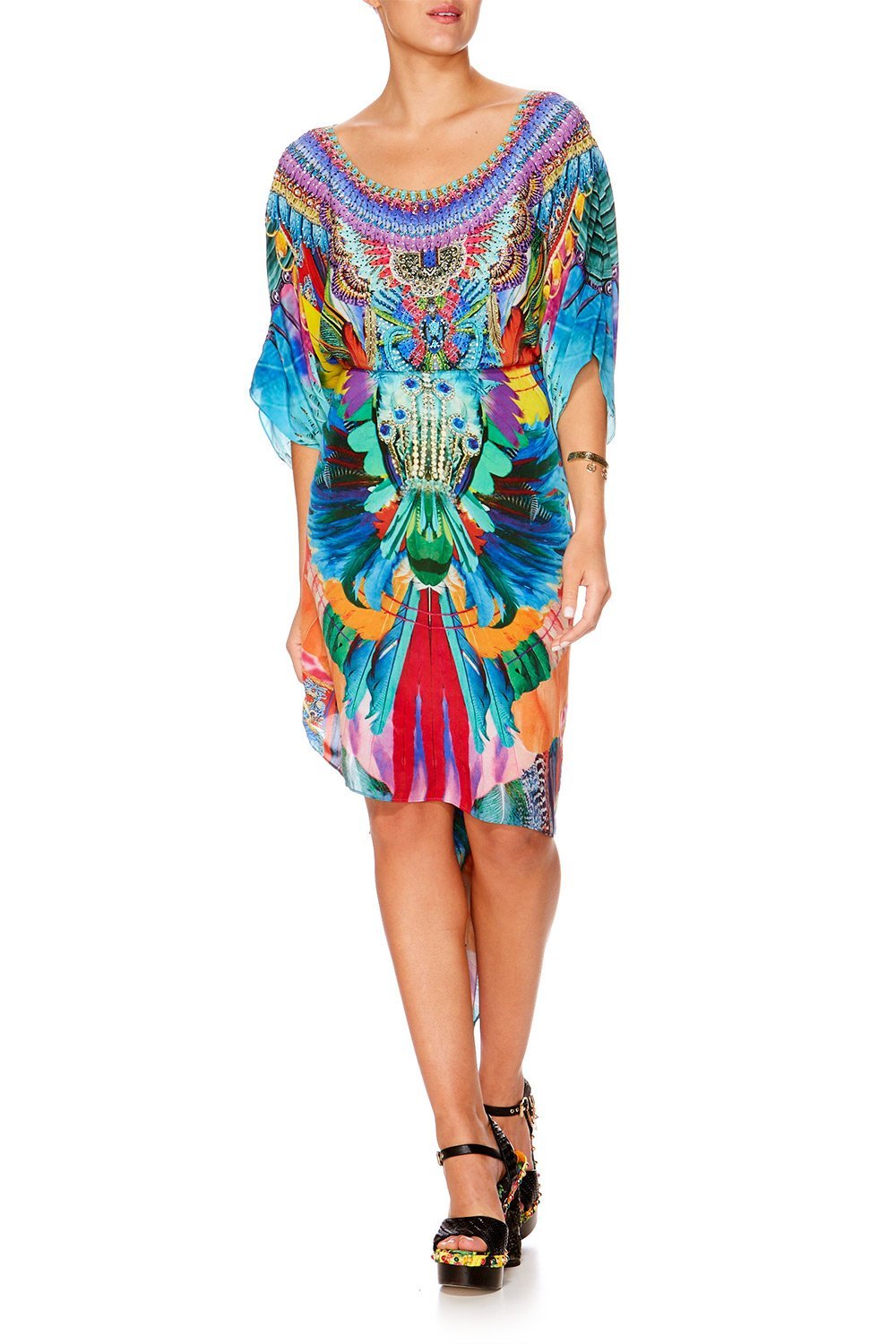 SHOW GIRL ROUND NECK KAFTAN