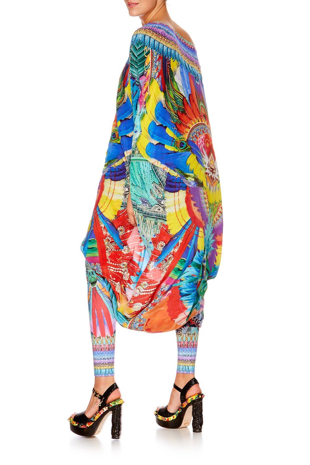 SHOW GIRL ROUND NECK KAFTAN