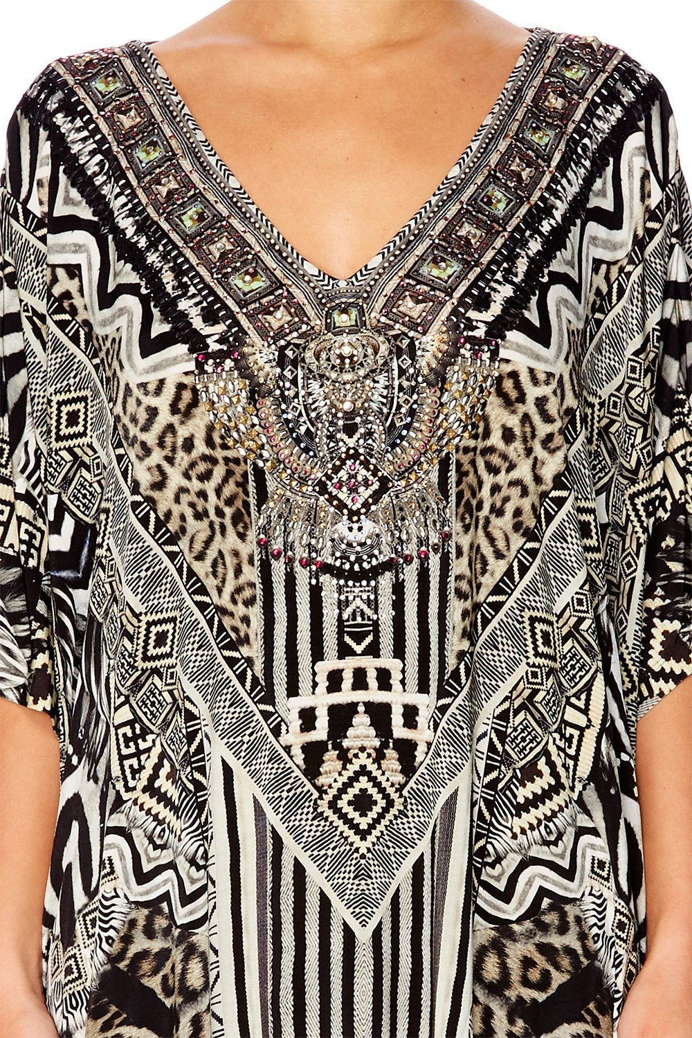 TRIBAL THEORY BAT SLEEVE DRESS