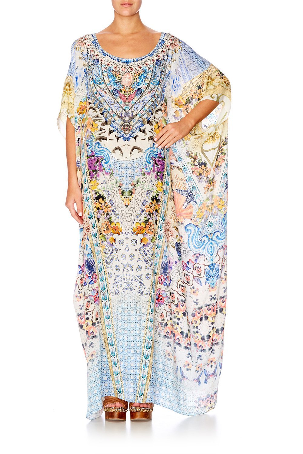 GIRL NEXT DOOR ROUND NECK KAFTAN