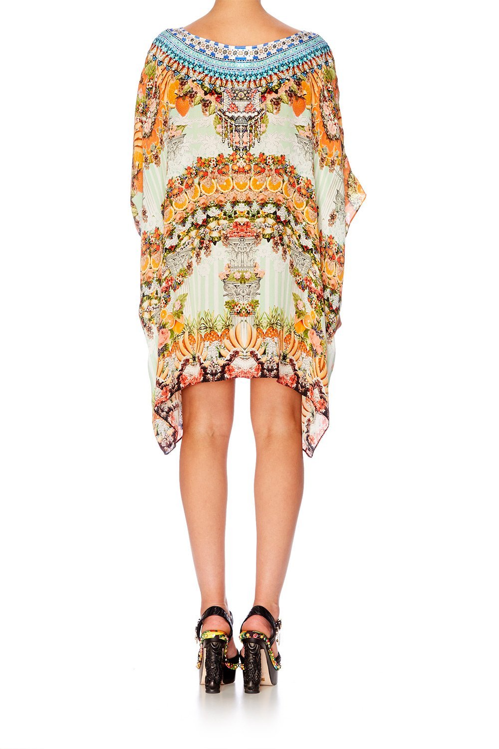 SLICE OF PARADISE SHORT ROUND NECK KAFTAN