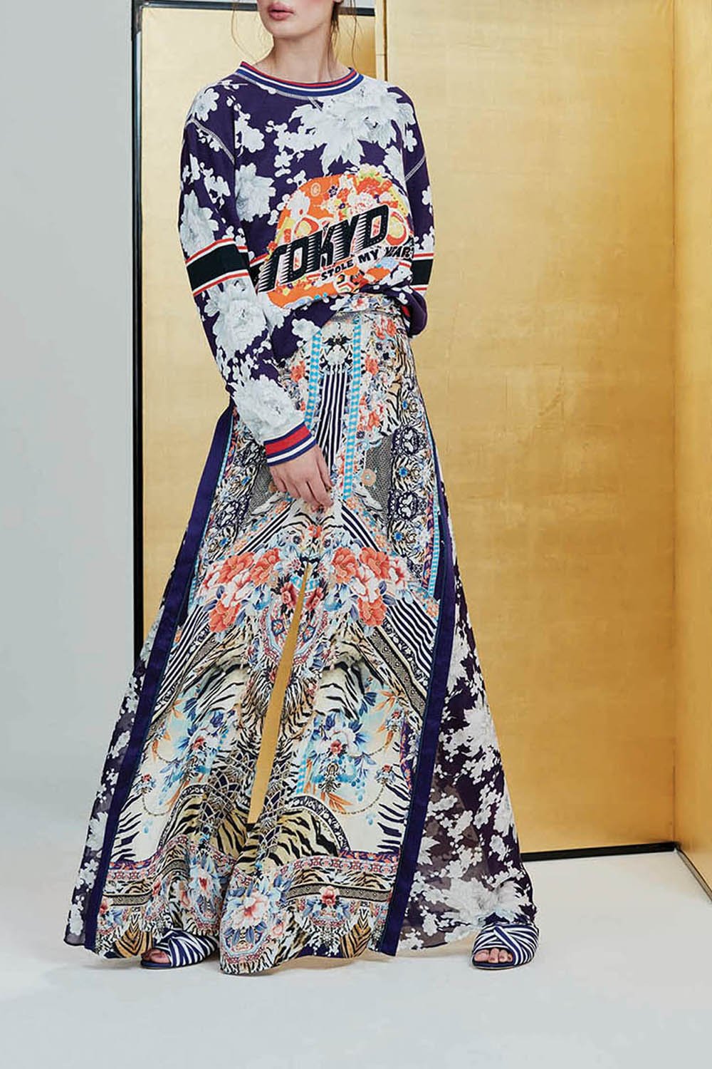 CAMILLA THE LONELY WILD HIGH WAISTED TROUSER WGODET