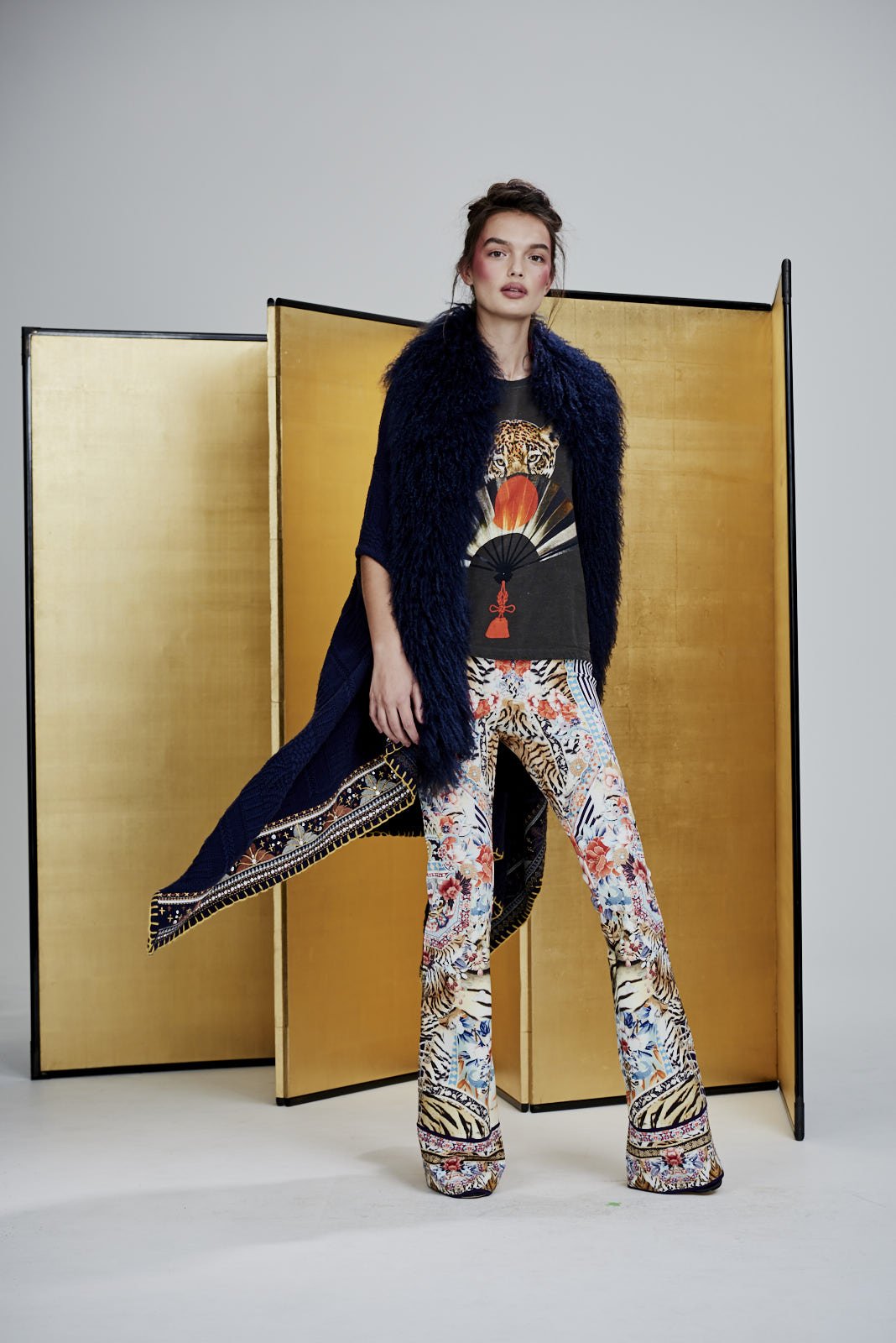 CAMILLA THE LONELY WILD FLARED PONTE TROUSER