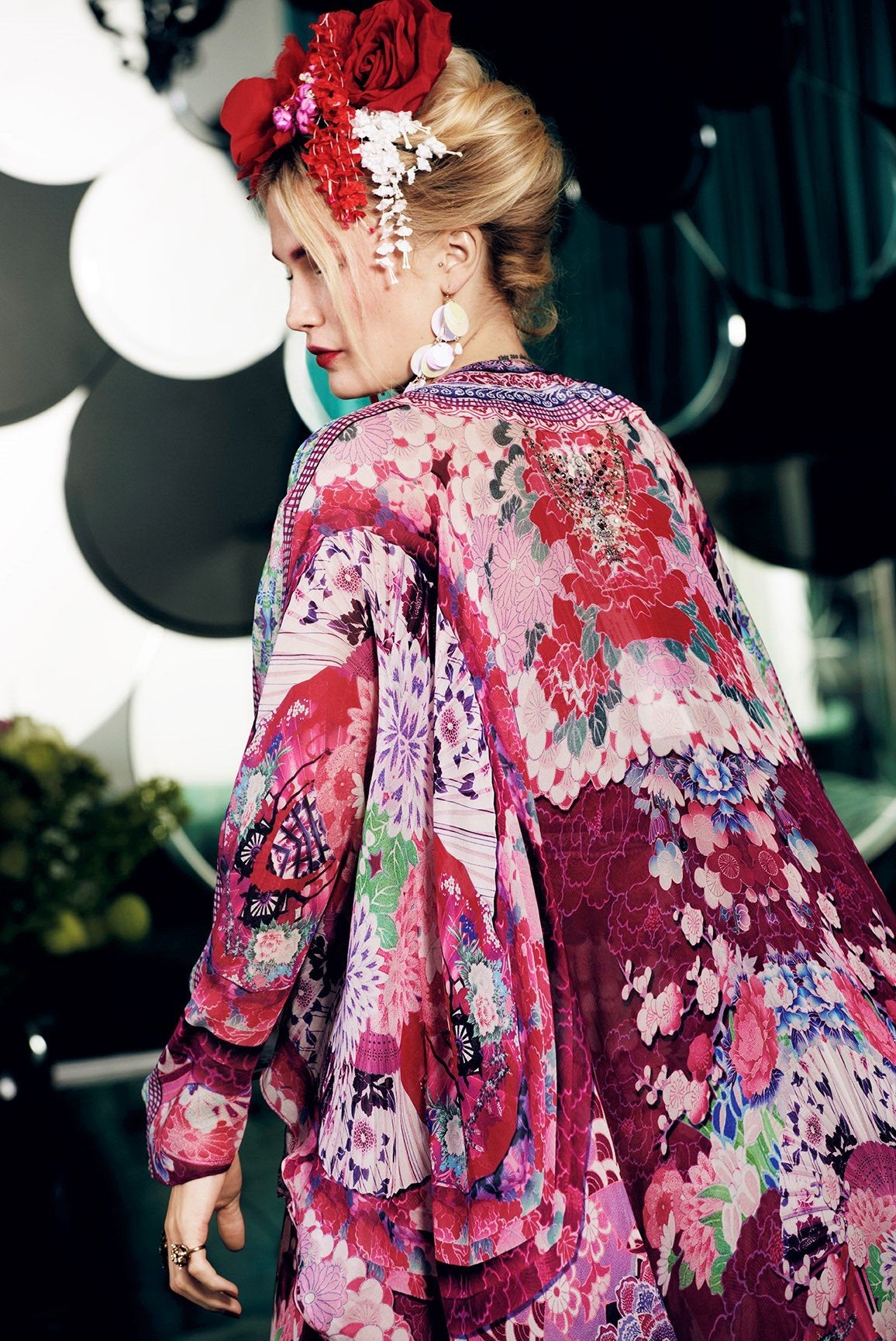 CAMILLA LITTLE OSAKA GIRL LONG SLEEVE LONG CAPE