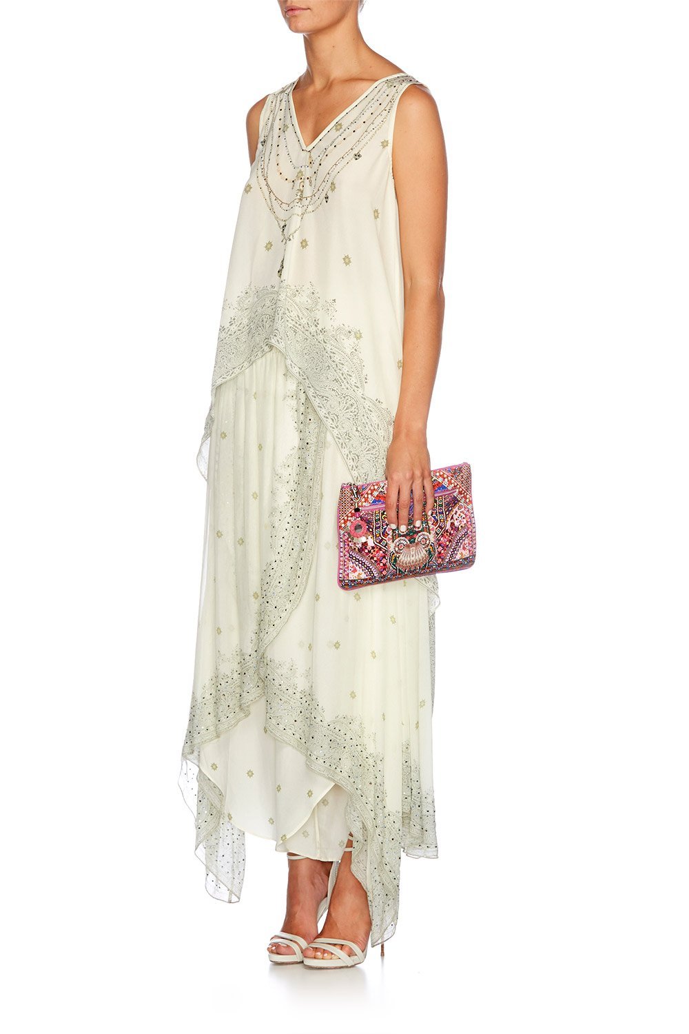 KALBELIA QUEEN SMALL CANVAS CLUTCH