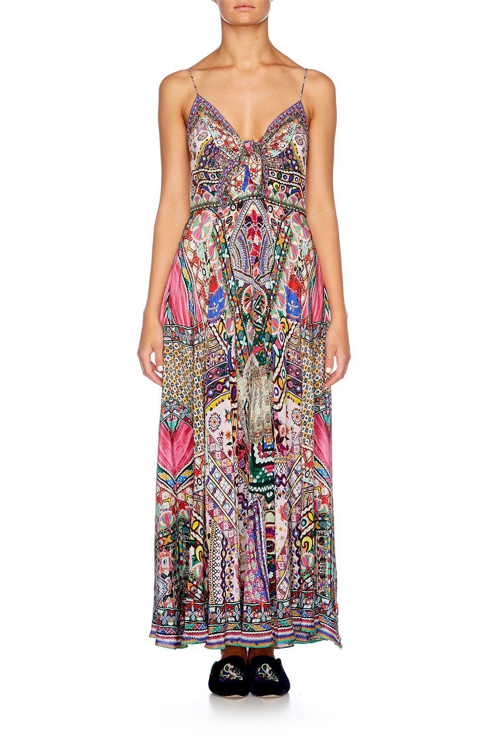KALBELIA QUEEN LONG DRESS W TIE FRONT