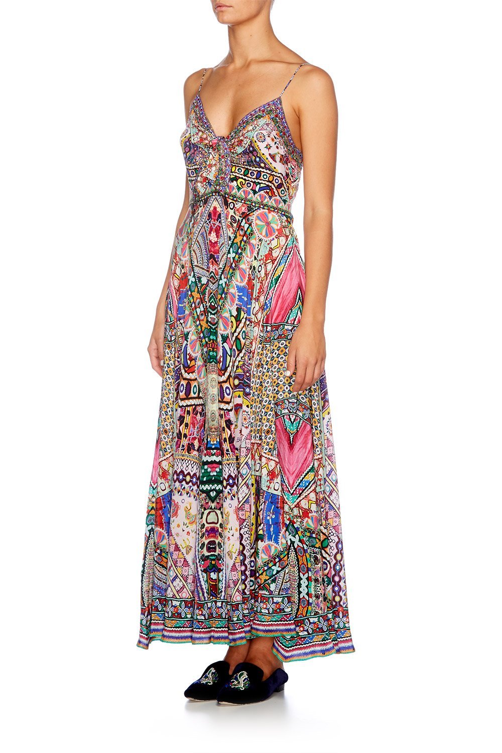 KALBELIA QUEEN LONG DRESS W TIE FRONT