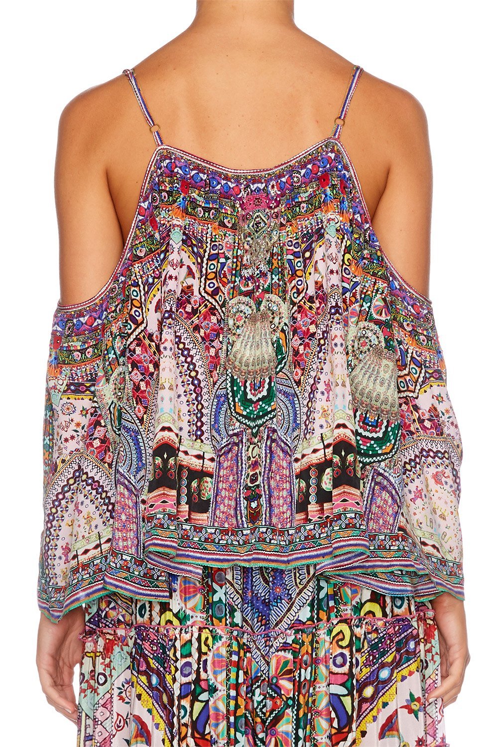 KALBELIA QUEEN LONG SLEEVE DROP SHOULDER TOP