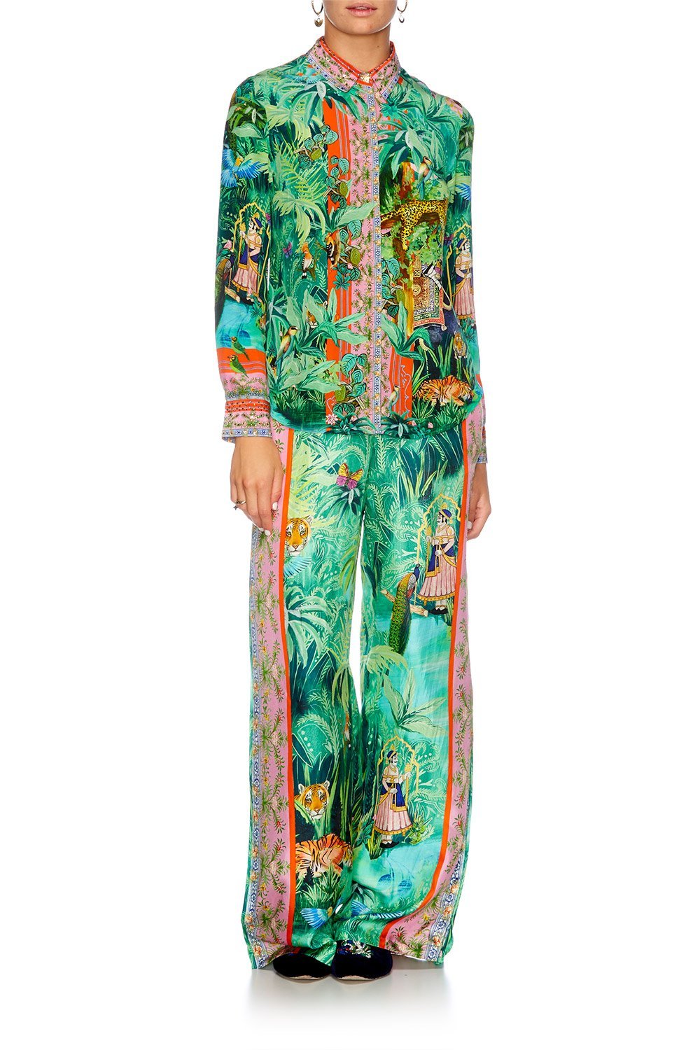 BENNYS BLESSING PANTS WITH SIDE SPLIT