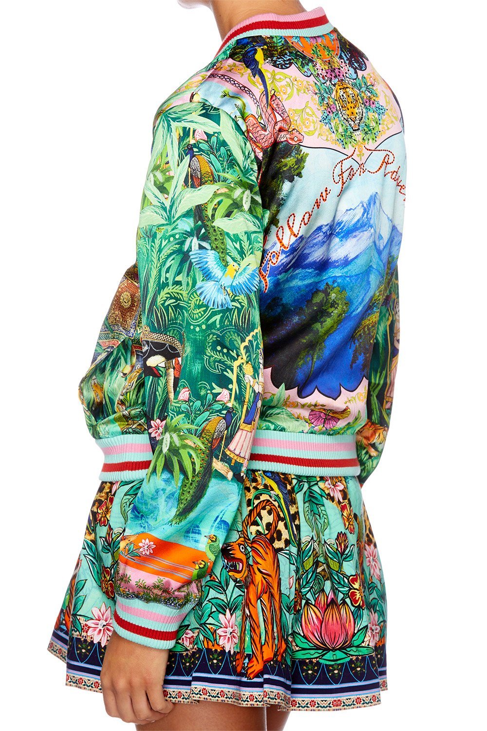 BENNYS BLESSING REVERSIBLE BOMBER JACKET