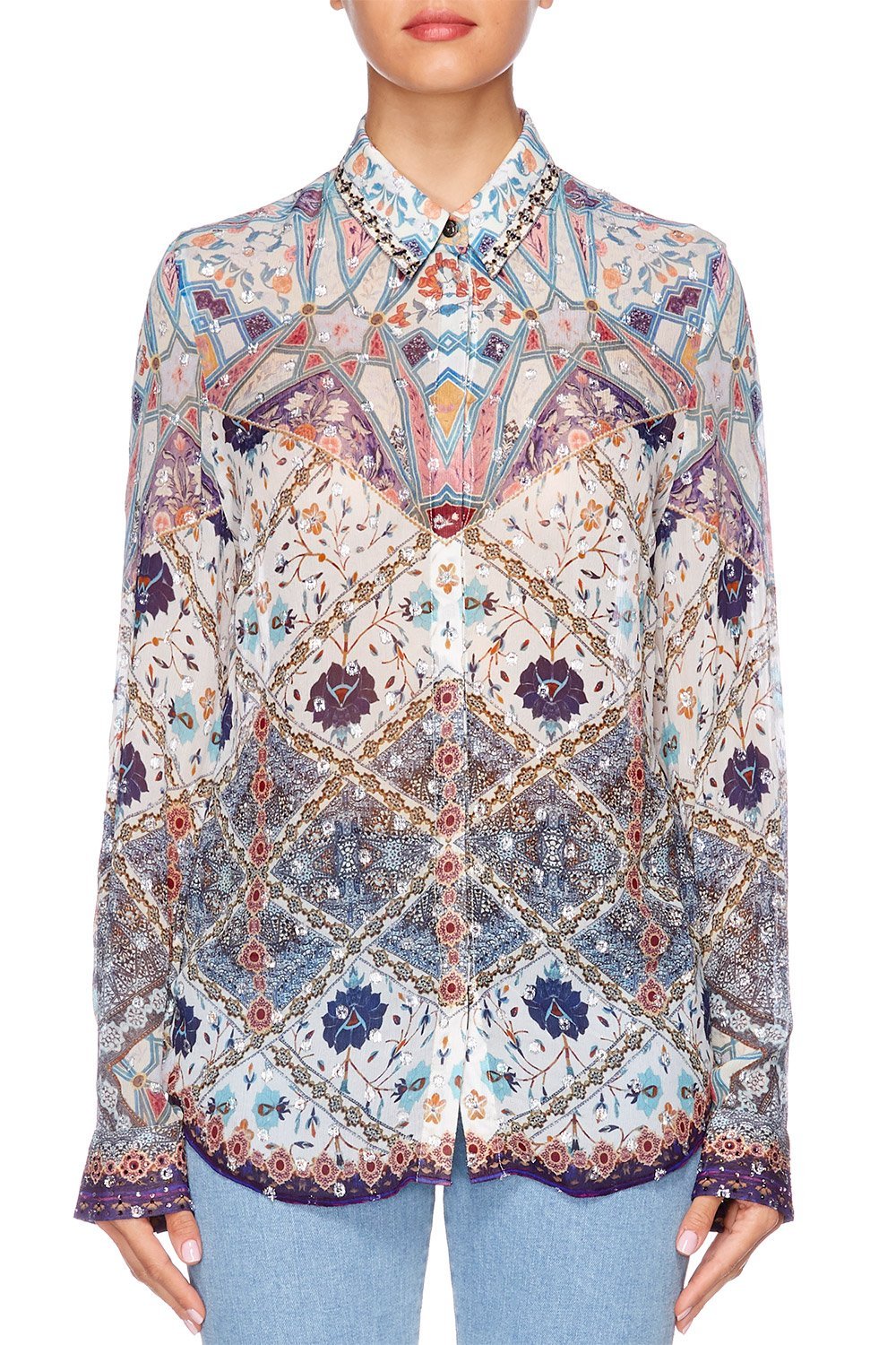 TALES OF TATIANA SLIM FIT LONG SLEEVE SHIRT