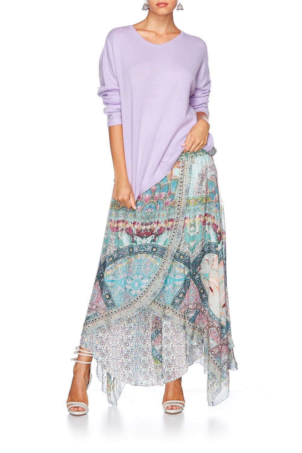 TALES OF TATIANA JUMPER W CONTRAST BACK