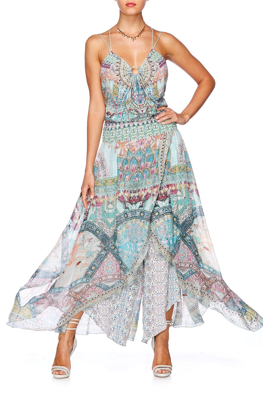 SISTERS OF THE MARIGOLD CROSS OVERLAY PANT