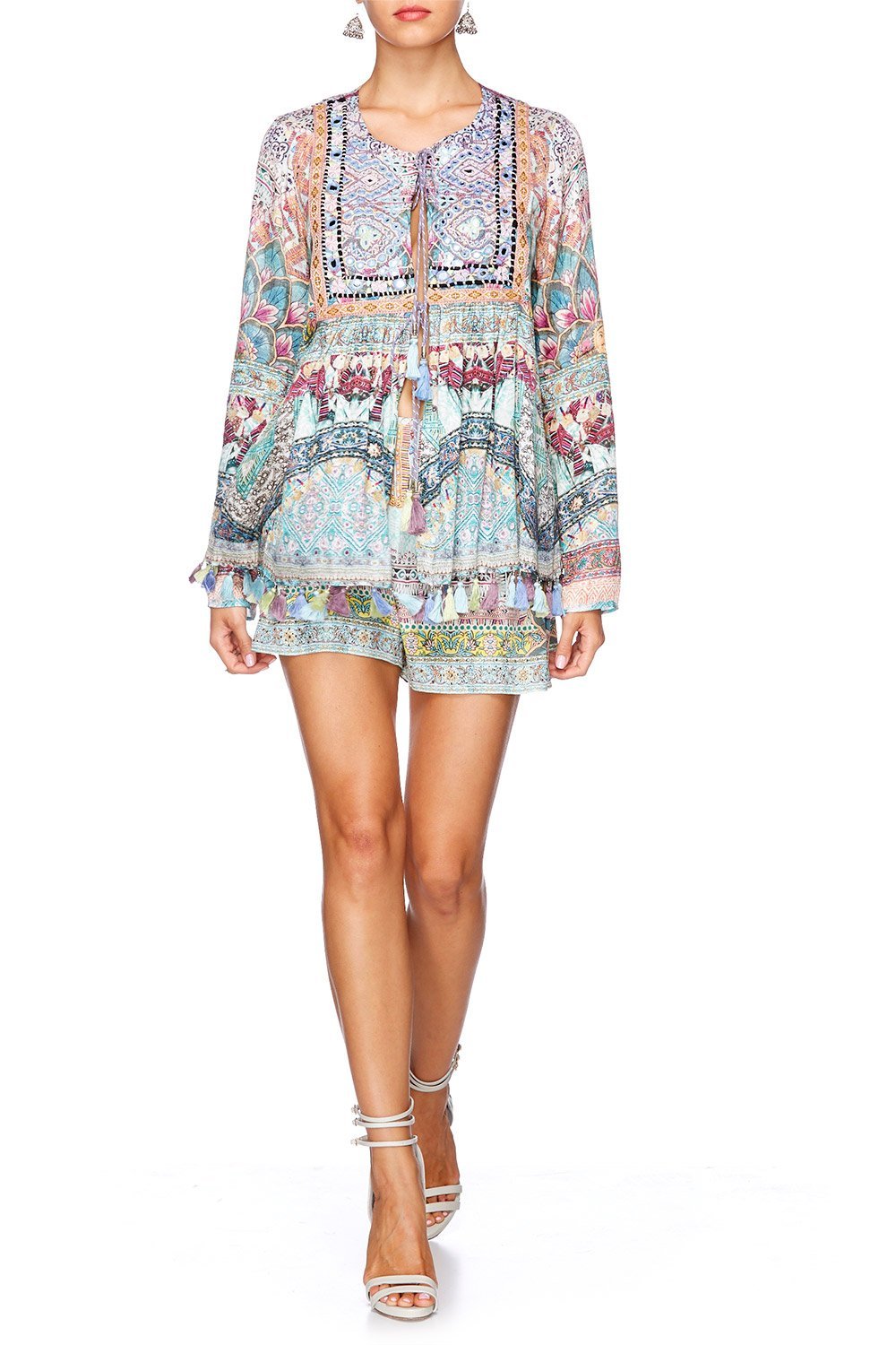 SISTERS OF THE MARIGOLD LONG SLEEVE BIB TOP