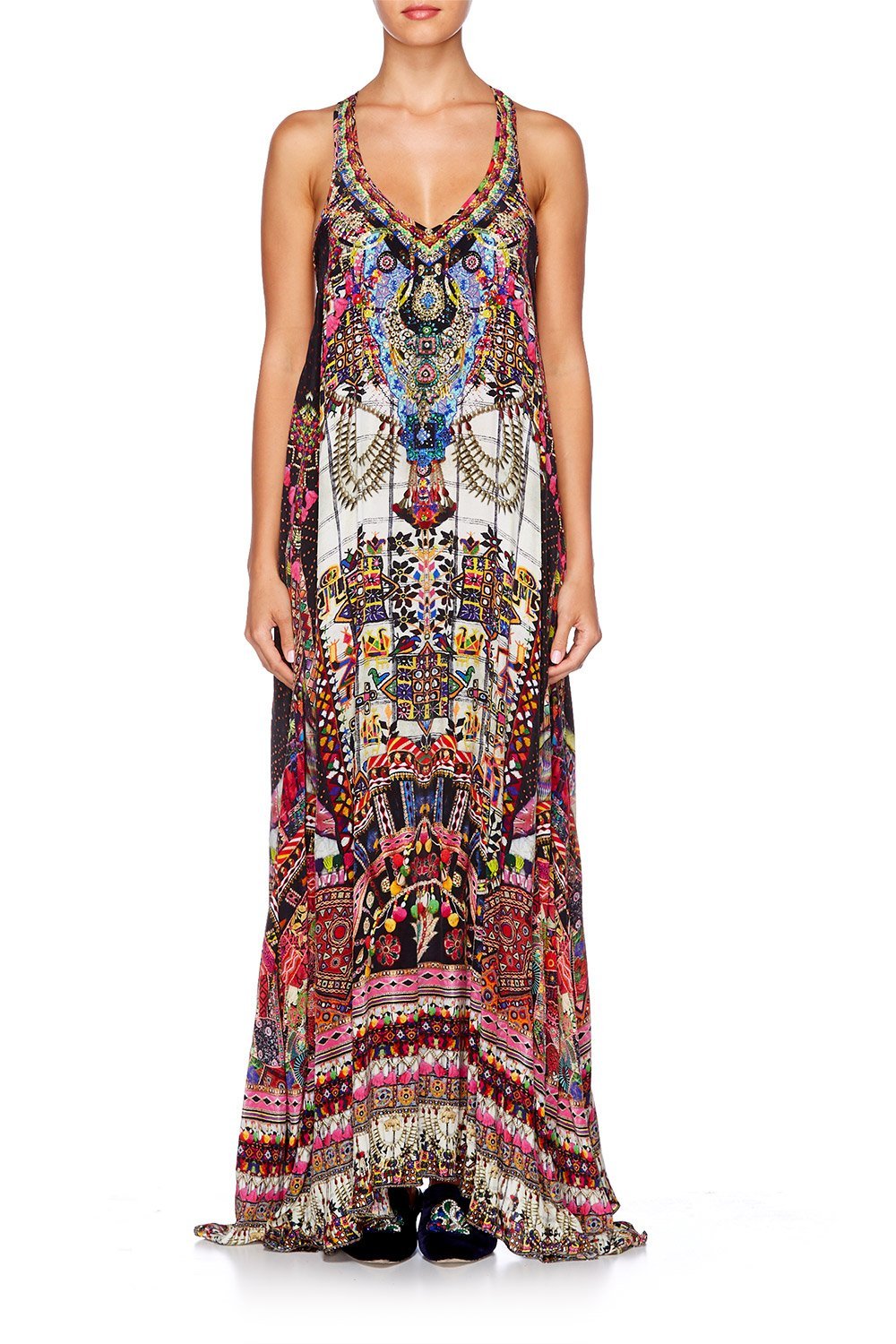 TINY DANCER VNECK RACER BACK DRESS