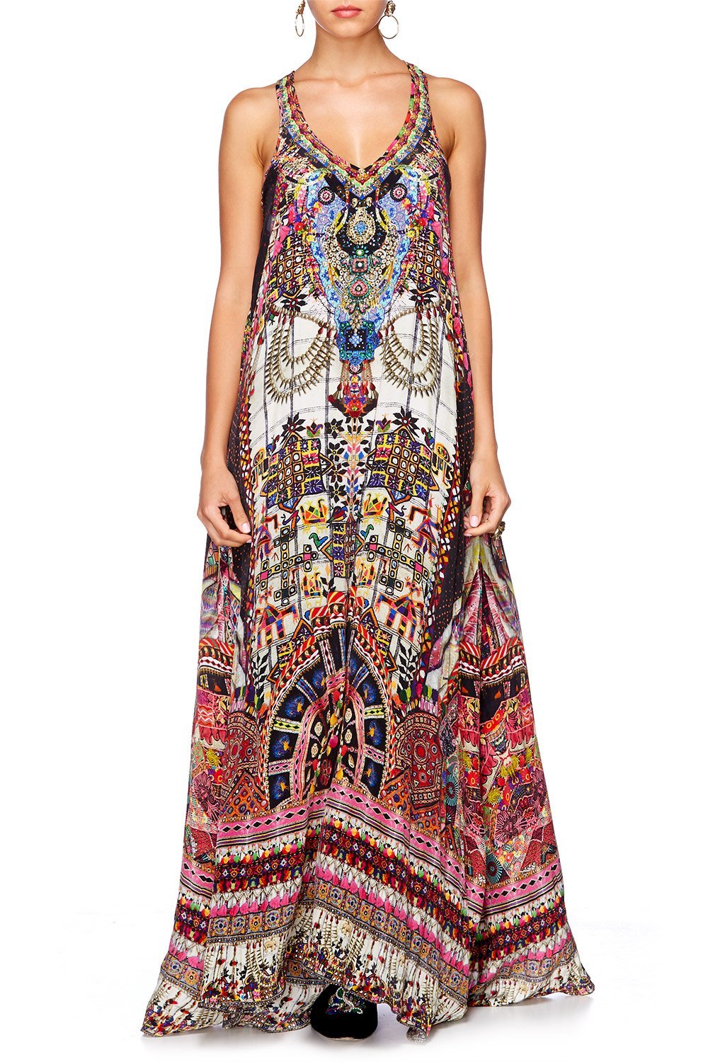 TINY DANCER VNECK RACER BACK DRESS