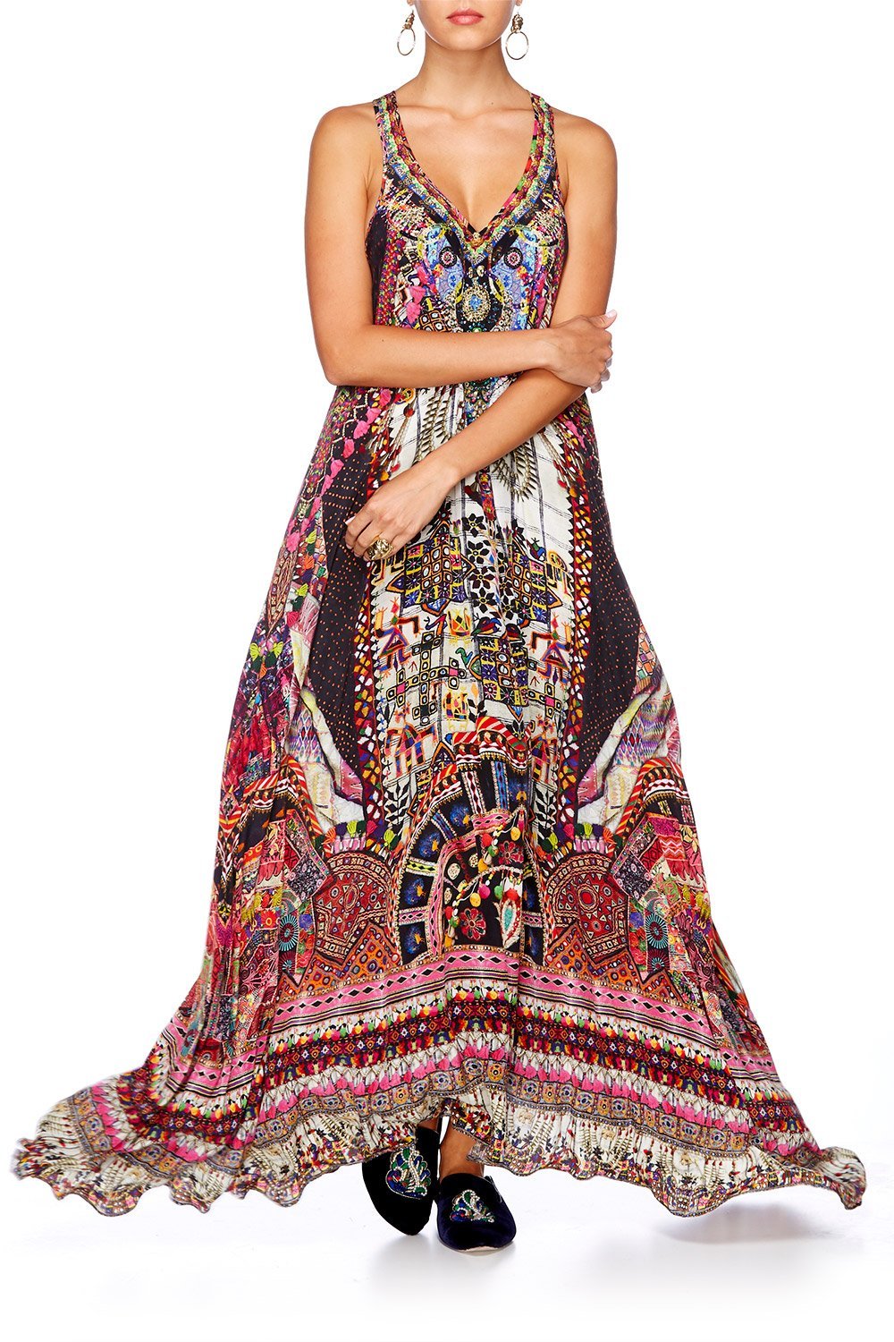 TINY DANCER VNECK RACER BACK DRESS