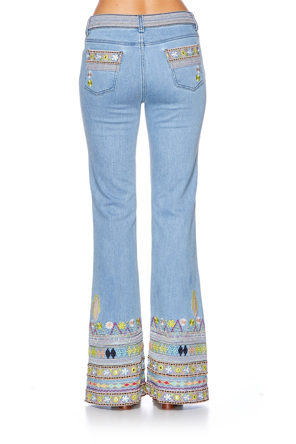 SOUL SISTERS MID RISE FLARED JEAN