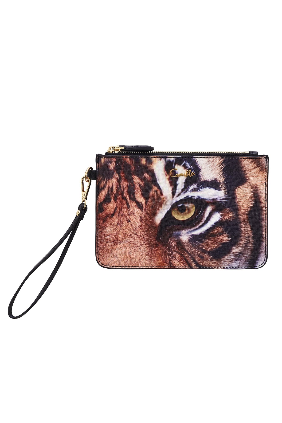BLACK TIGER SAFFIANO SMALL COIN TWIN PURSE