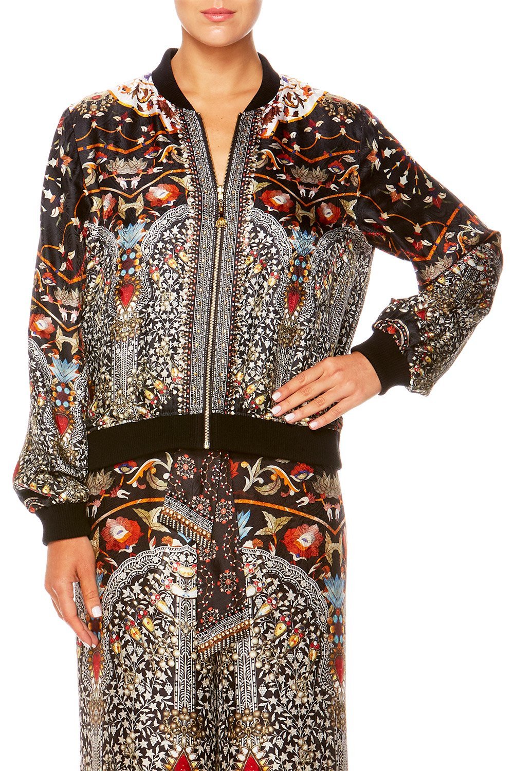 CHAMBER OF REFLECTIONS REVERSABLE BOMBER JACKET