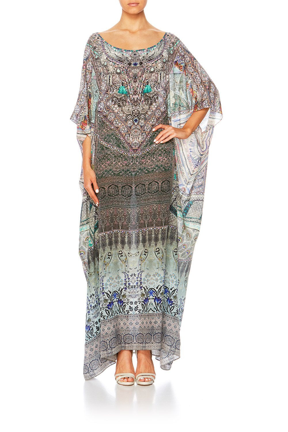 MAMAS HOME ROUND NECK KAFTAN