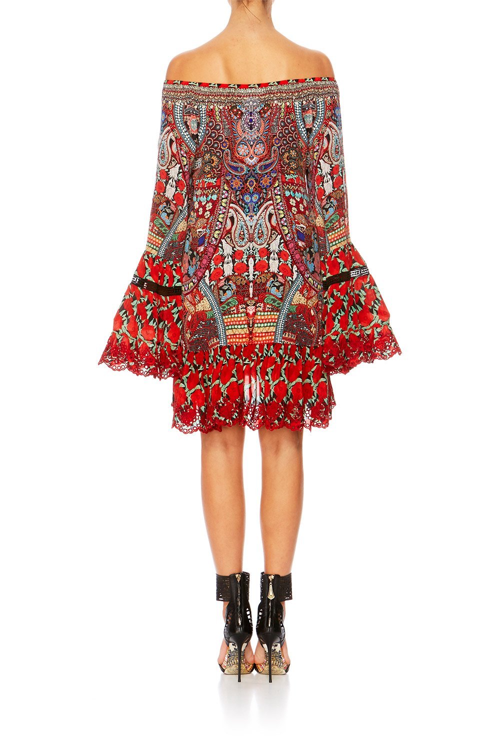 QUEEN ALIKA A LINE FRILL DRESS