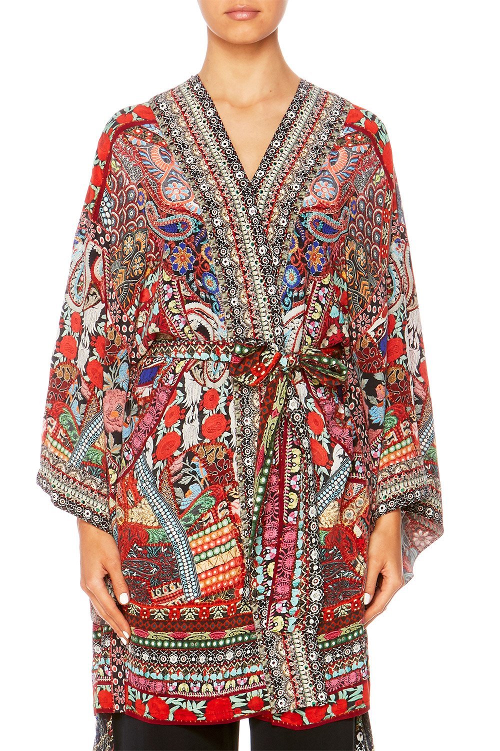 QUEEN ALIKA KIMONO W TIE BELT