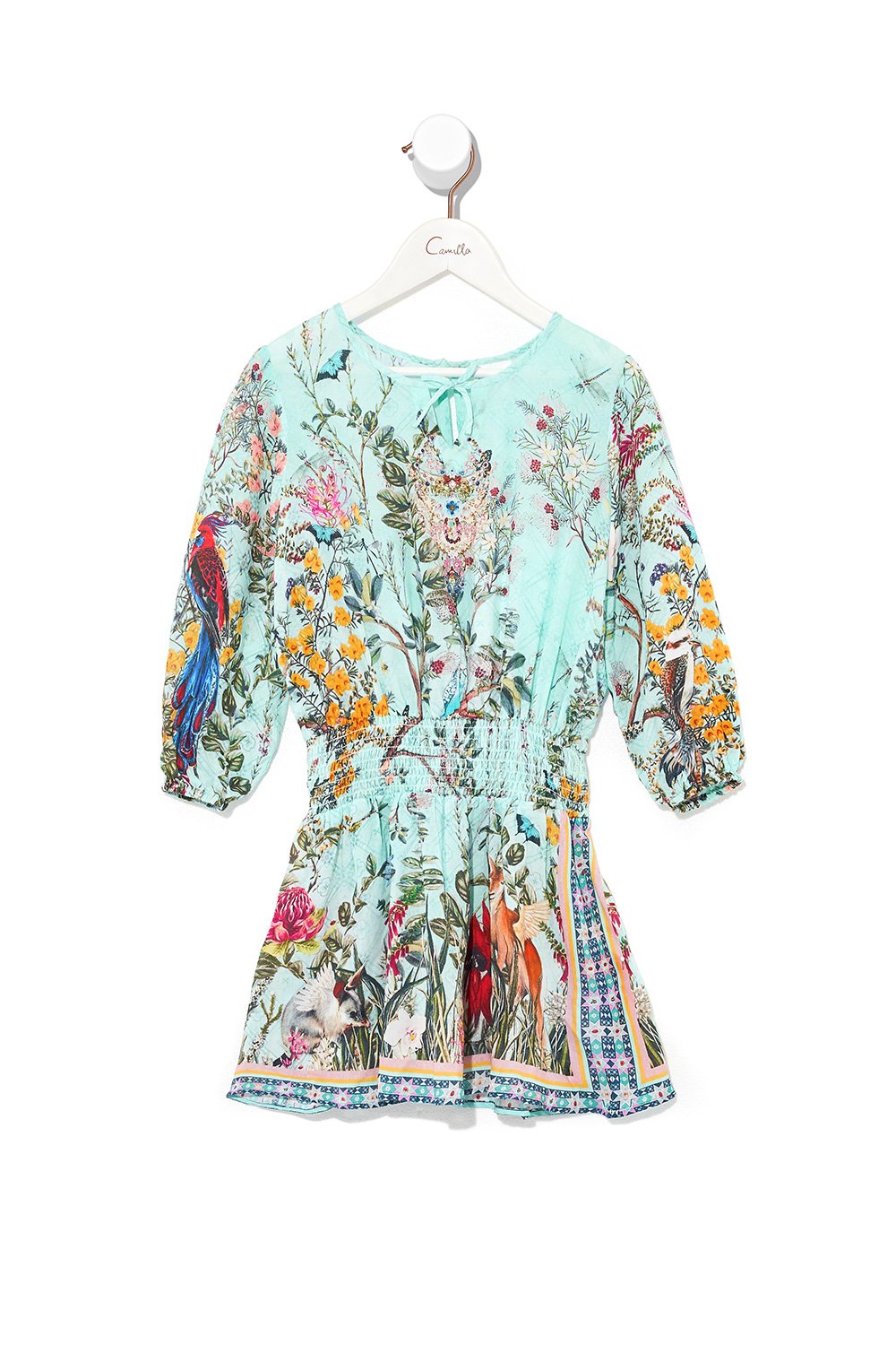 INFANTS RELAXED SHIRRED WAIST DRESS MILLAS BACKYARD