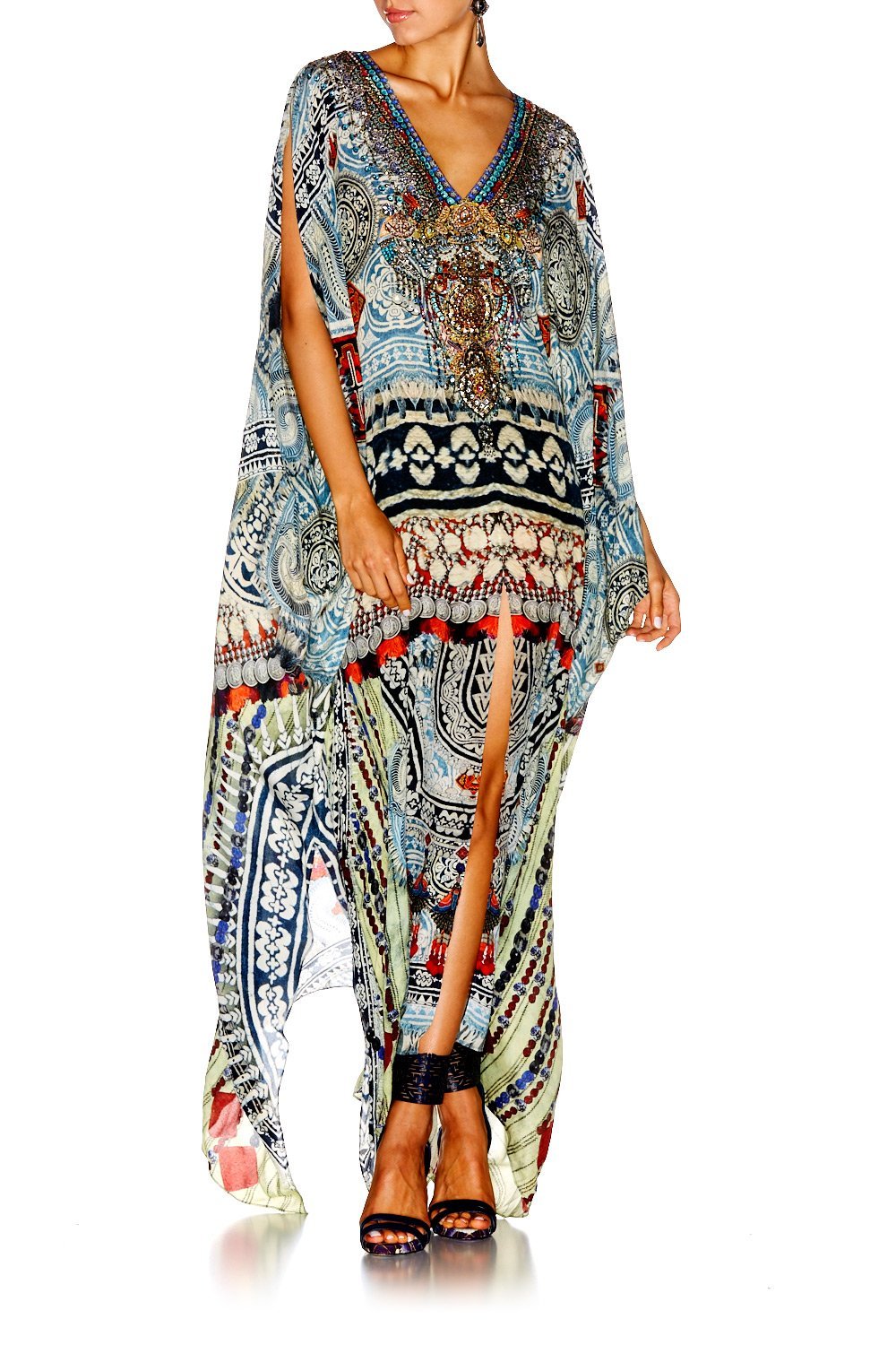 TEACHERS PET SPLIT FRONT AND SLEEVE KAFTAN