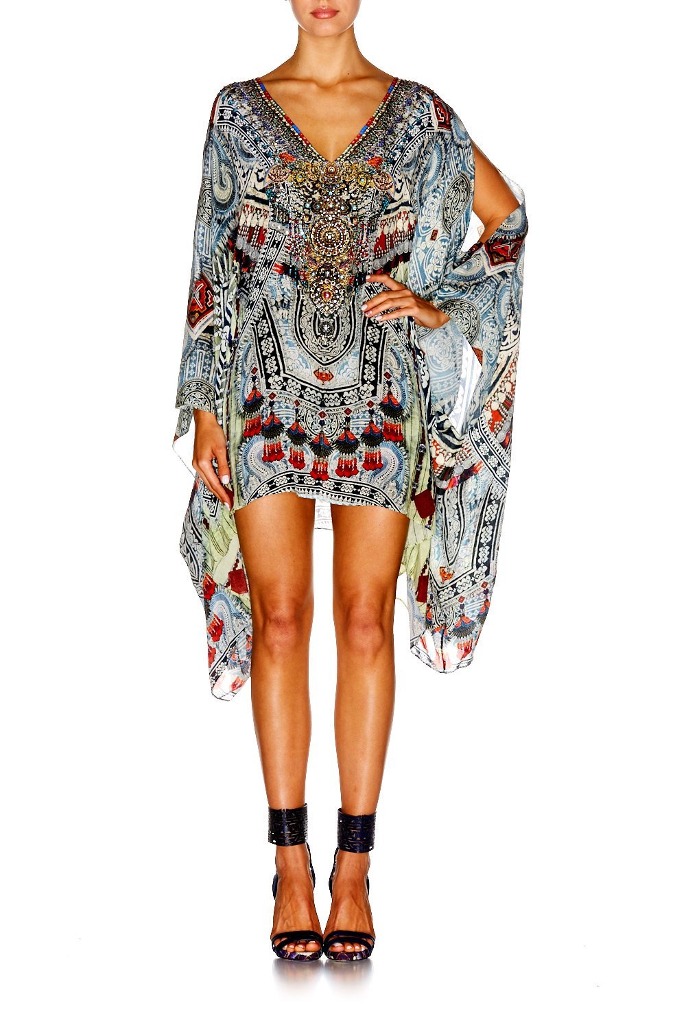 TEACHERS PET SPLIT SHOULDER SHORT KAFTAN